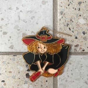 1990 Halloween window decoration